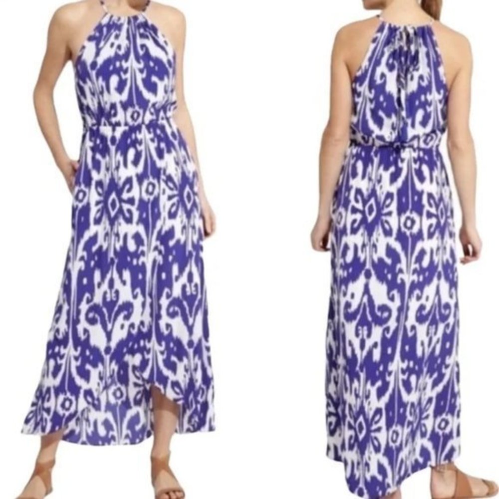 Athelta Ikat Bloom Maxi Dress